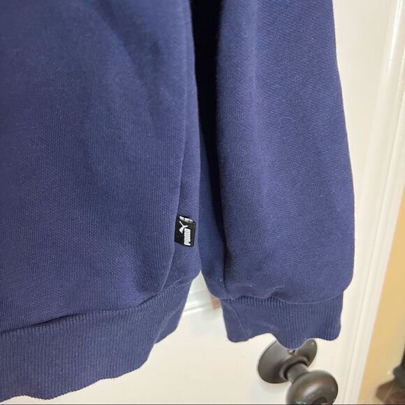 Men’s Puma Full Zip,‎ Navy Blue, Size Medium - Picture 2 of 7